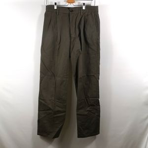 NWOT Men's Business Casual Pants by Amazon Essentials, 30x30" Dark Taupe, Pleats